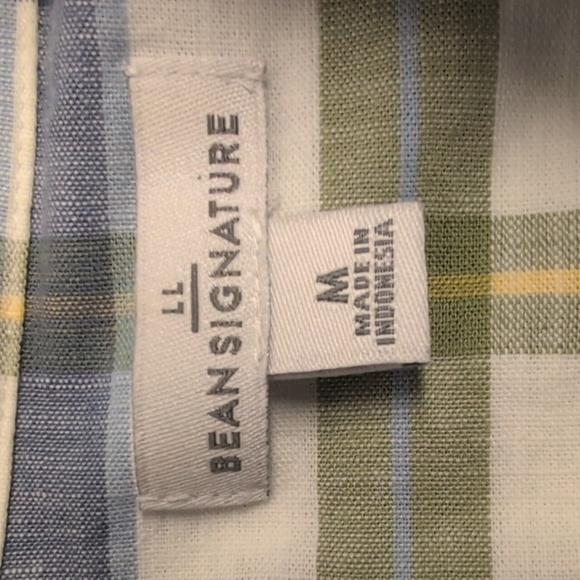 L.L. Bean Women's Signature Camp Shirt Dress, Button-Front Size Medium NWOT35 - Picture 8 of 10